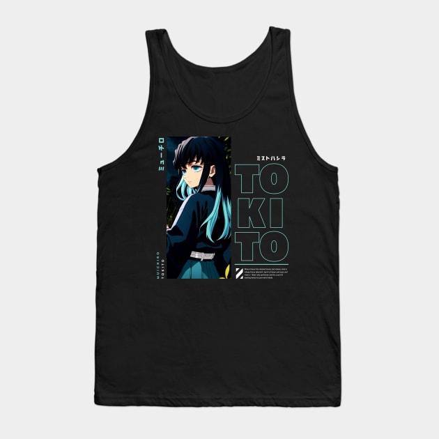 Muichiro Tokito - Demon Slayer Tank Top by trashcandy